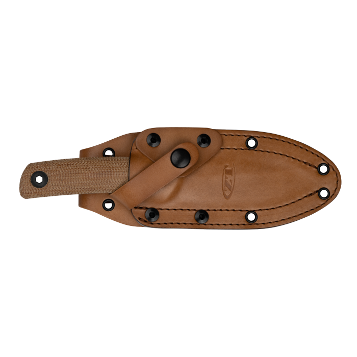 Zero Tolerance CPM Cru-Wear Fixed Blade Knife Natural Micarta 0004