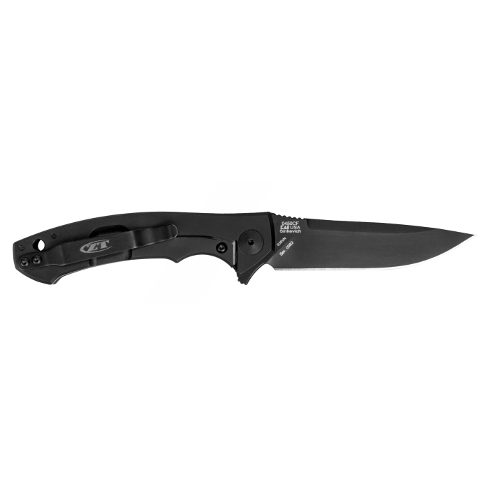 Zero Tolerance Sinkevich 0450CF Flipper Knife Carbon Fiber 3.25" Black Blade