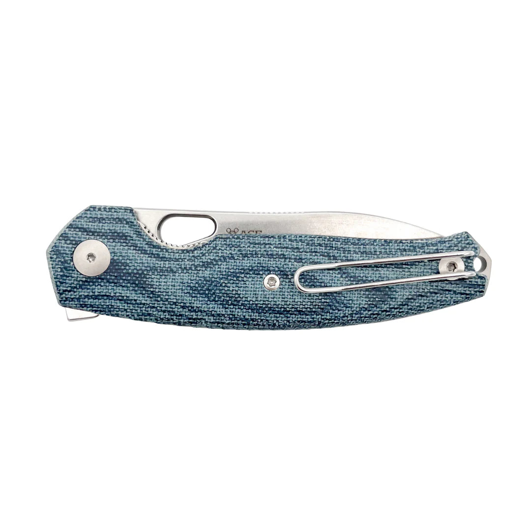 GiantMouse ACE Jagt Denim Stonewash Folding Knife JAGT-DENIM