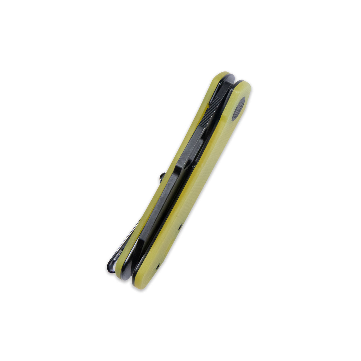 Kubey Duroc Folding Knife – Yellow G10 Sheepsfoot AUS-10 EDC Knife KU332H