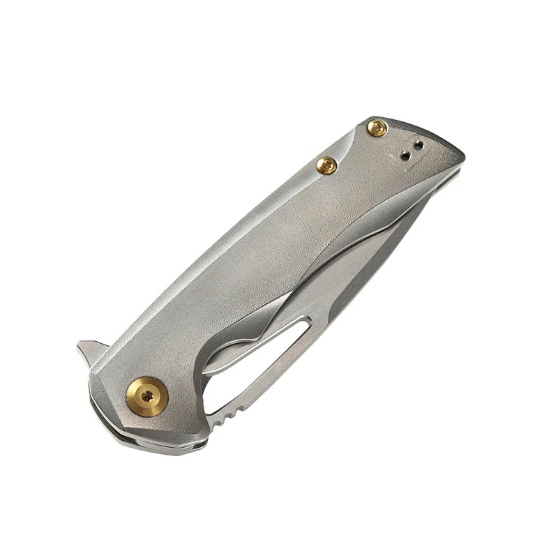 KANSEPT Kryo Thumb Hole Folding Knife – Titanium Frame Lock (K1001A1)
