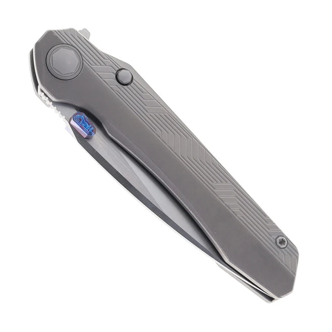 Bestech Wet Nellie Folding Knife | 3.53" MagnaCut Stonewashed Drop Point Blade | BT2505E