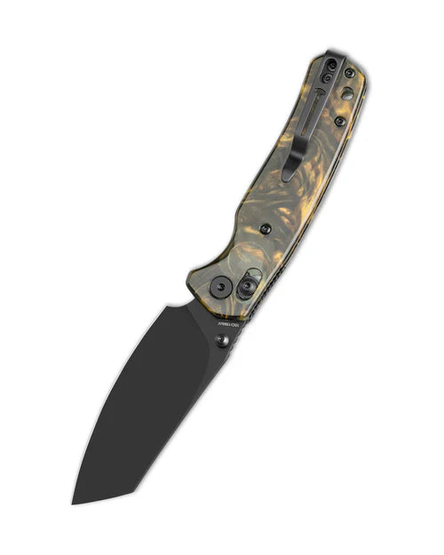 BESTECHMAN CICADA'S WING BMK06S: 3.15" 10Cr15MoV Blade, Resin Scales, B-Lock