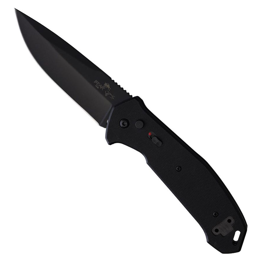 Bear OPS AC-561-B4-B Bold Action V Auto Knife, Black Drop Point Blade