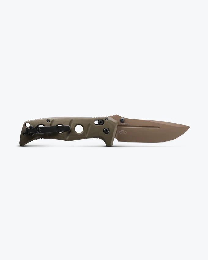 Benchmade Adamas AXIS Lock Knife Olive G-10 3.8" Fe Blade 275FE-2