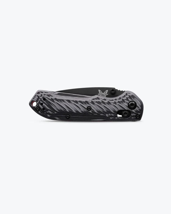 Benchmade Mini Freek Folding Knife G-10 Black/Gray 3" Black Blade BM-565BK-02