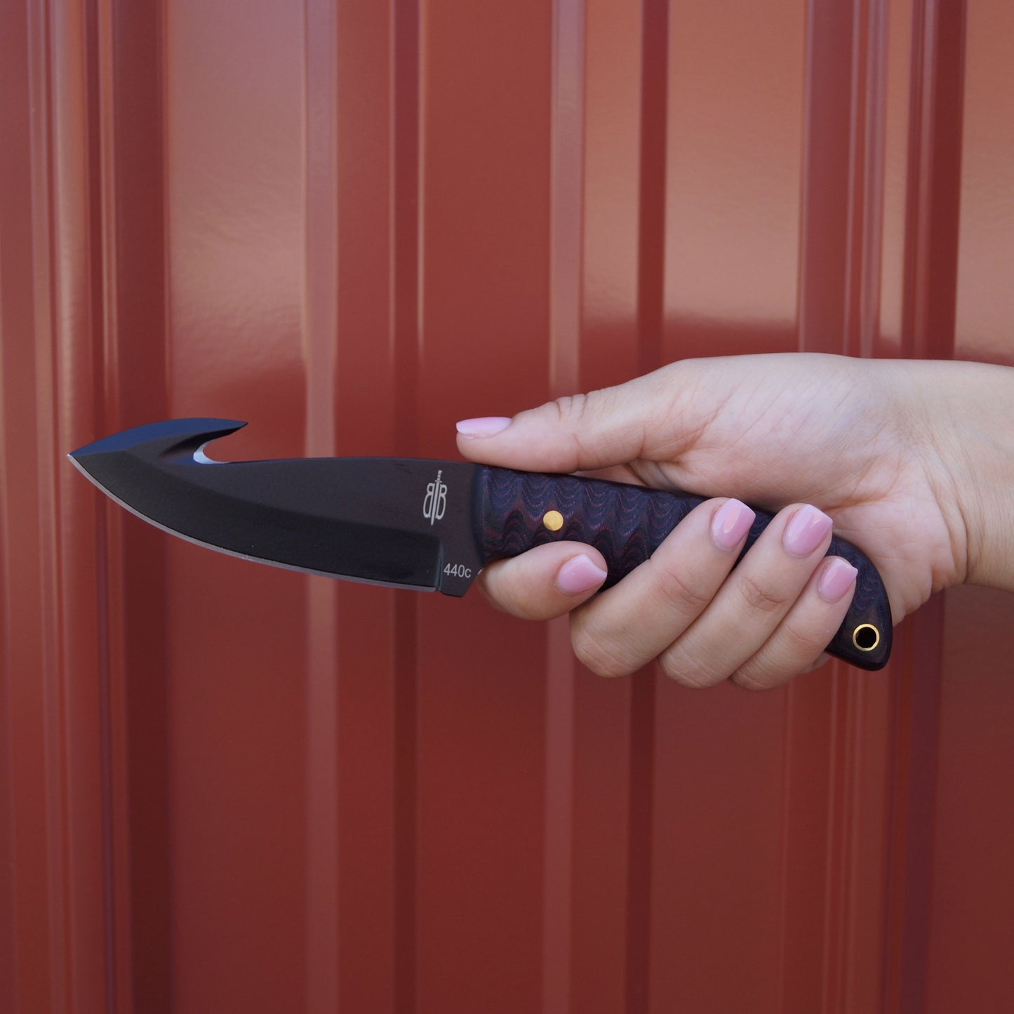 BnB Knives Guthook Hunter Fixed Blade – 440C / G10 Handle bnb92345