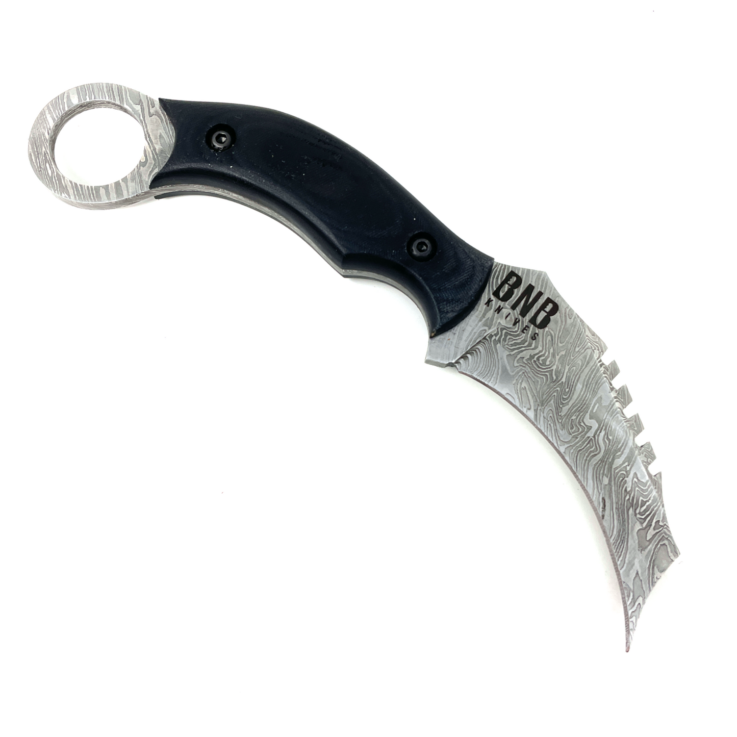 BnB Knives Karambit – 1095 Damascus Steel / G10 Handle bnb1230KMB