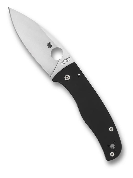 SpydercoBodacious  CPM-S30V Stainless Steel Black G10 Knife C263GP