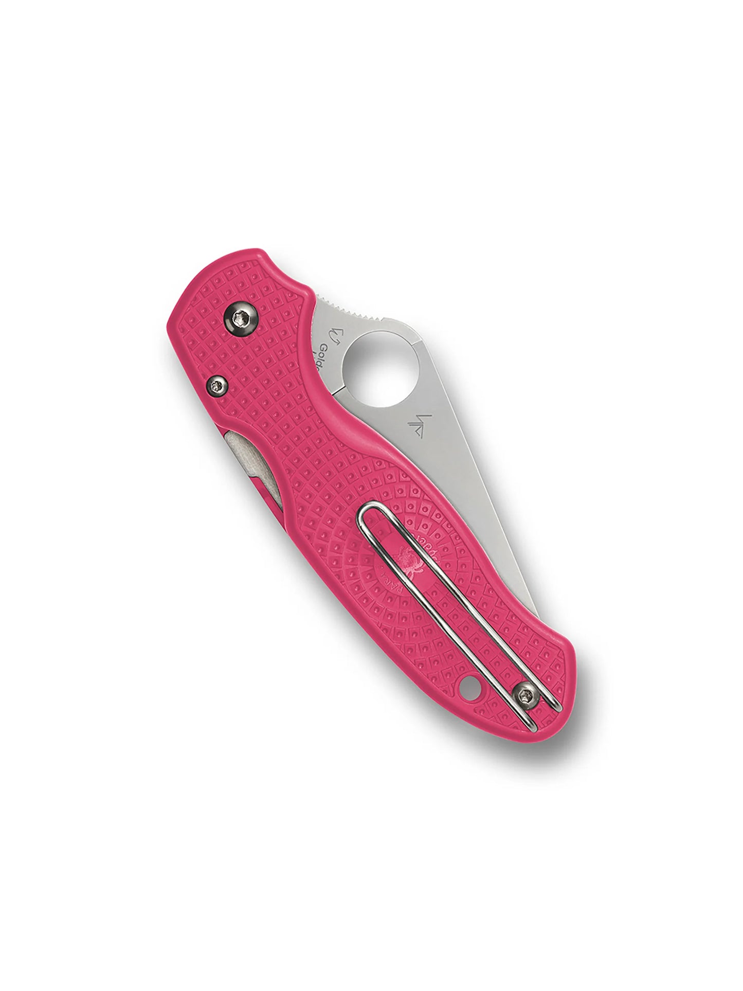 Spyderco Para® 3 Lightweight Pink Folding Knife CTS® BD1N Blade Pink FRN Handle C223PPN