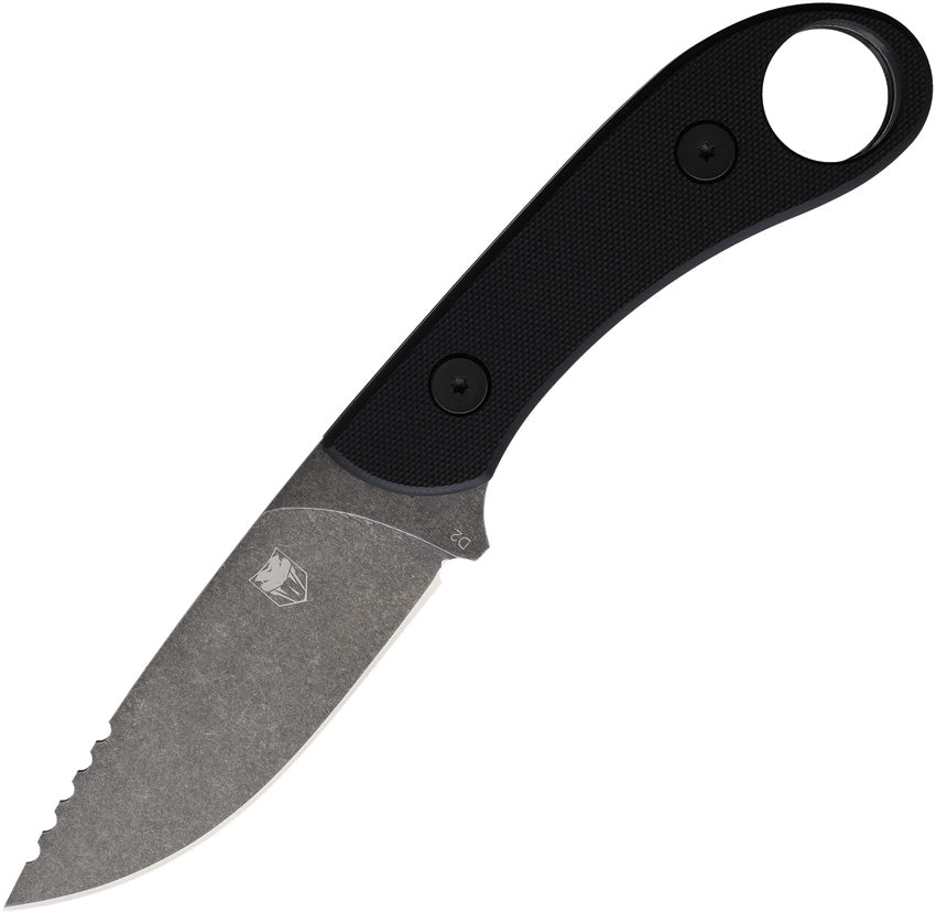 CobraTec Skinner Fixed Blade D2 CBTD2BLKG2