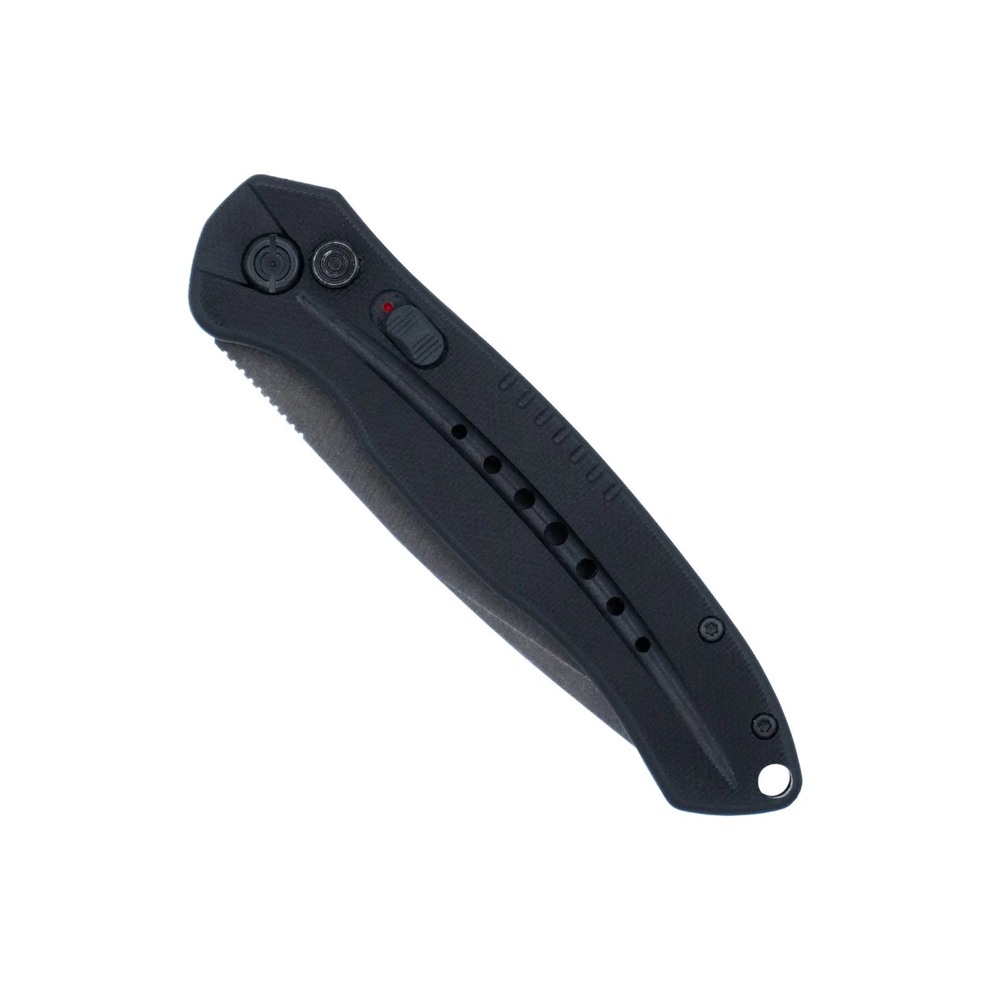 CobraTec Knives Diablo Black push button automatic (Tanto)Blade D2 BLKDIABLOTNS