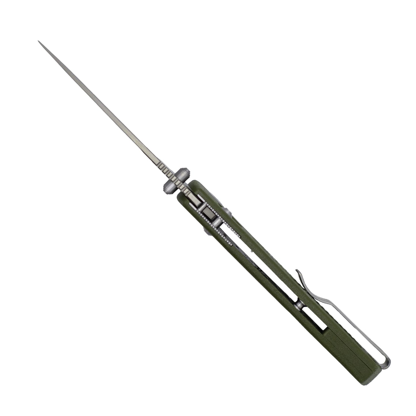 CobraTec Knives EDC Scout OD Green Bar Lock, 3.125" VG-10 drop point Blade
