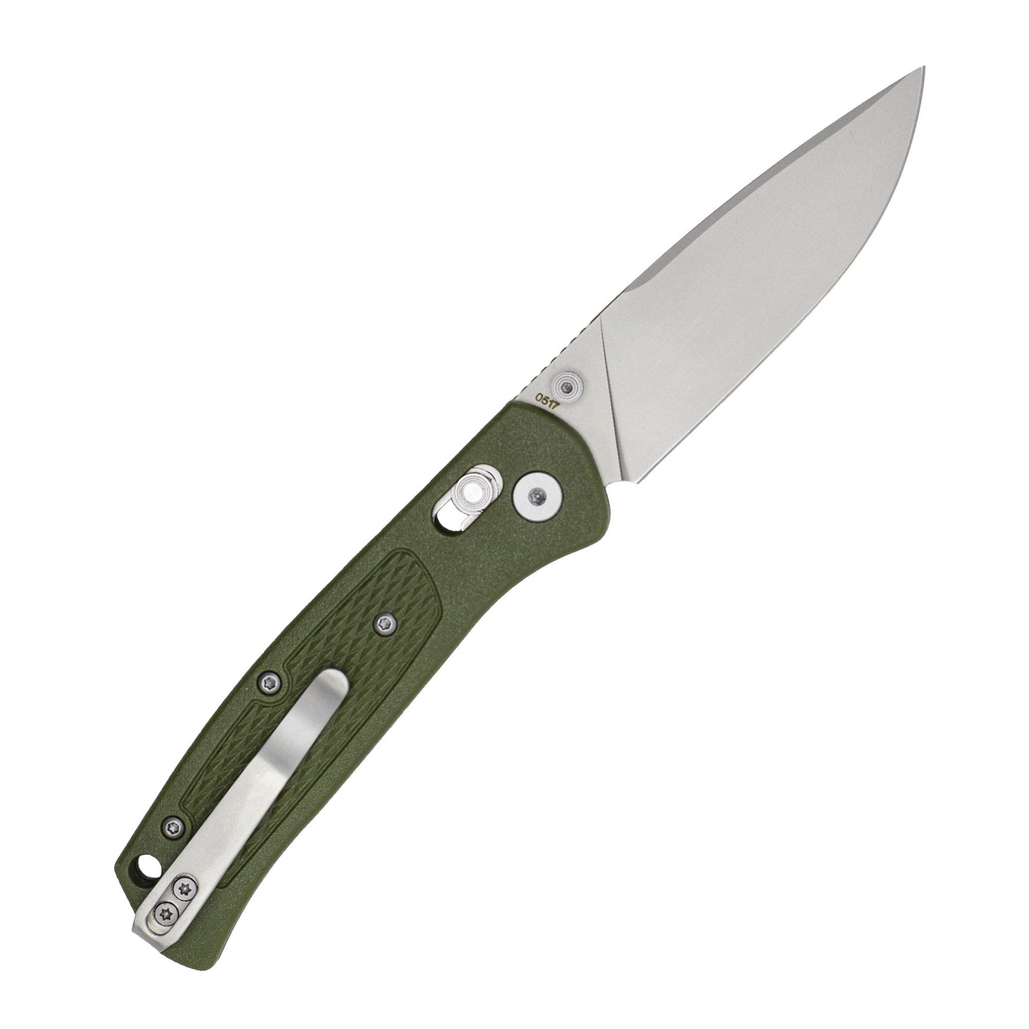 CobraTec Knives EDC Scout OD Green Bar Lock, 3.125" VG-10 drop point Blade