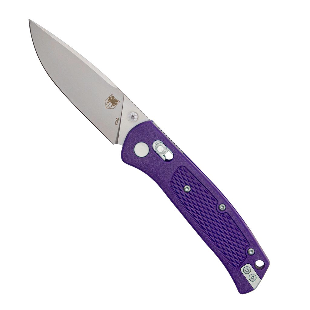 CobraTec Knives EDC Scout Purple Bar Lock, 3.125" VG-10 drop point Blade