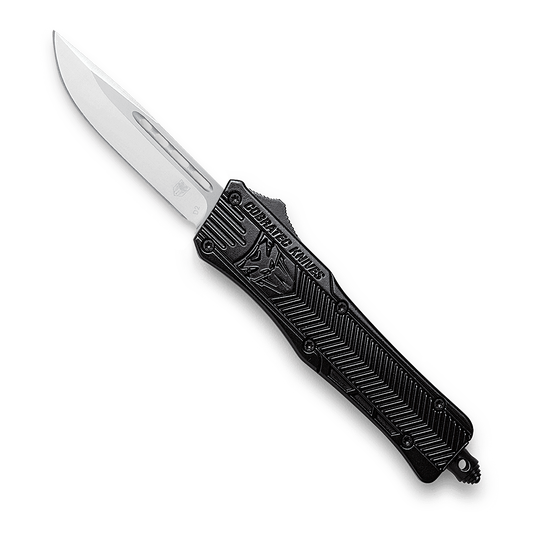 CobraTec Small CTK-1 Black – Dual Action OTF Knife