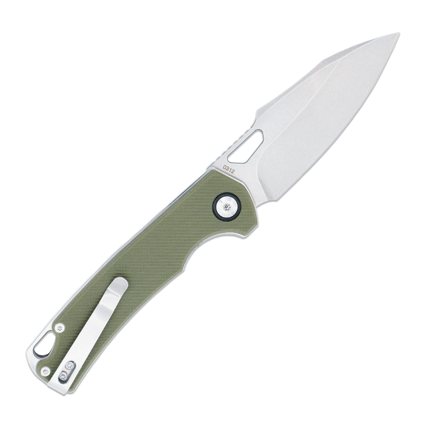 Cobratec Knives Wolverine OD Green Push Button Automatic CTWOLAUTOODG