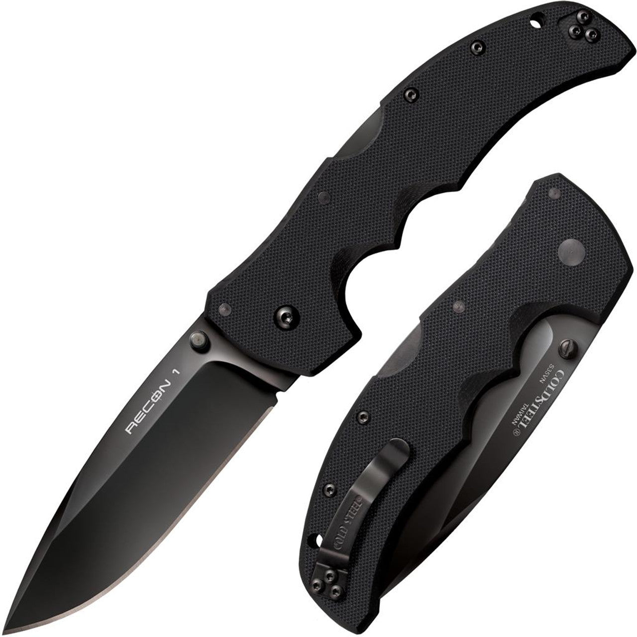 Cold Steel Recon 1 – Spear Point (S35VN, Plain Edge, DLC Coated)
