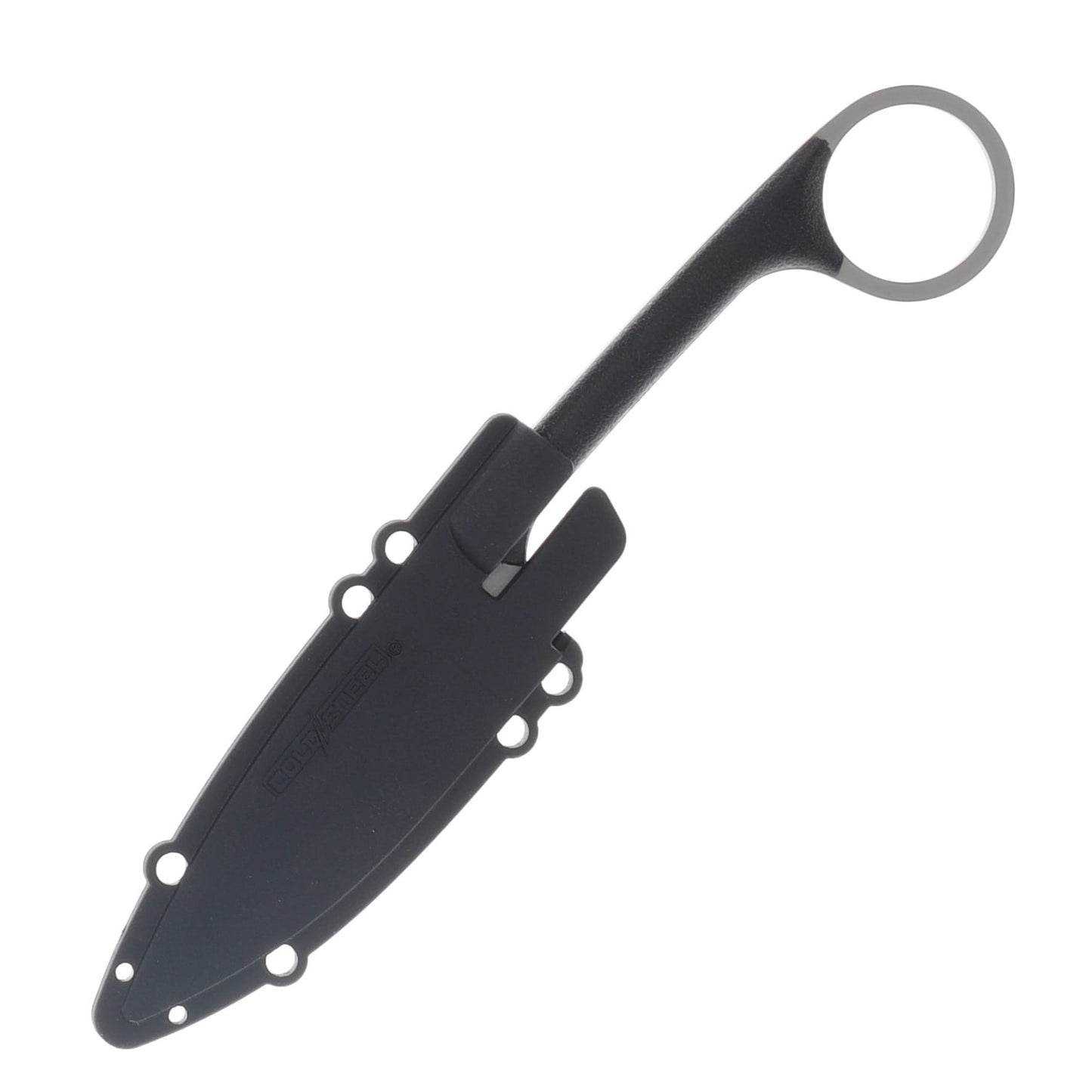Cold Steel Bird & Game Fixed Blade Knife – 3.25" AUS-8A Bead-Blast Drop-Point Blade, Black Polymer Handle | CS20A