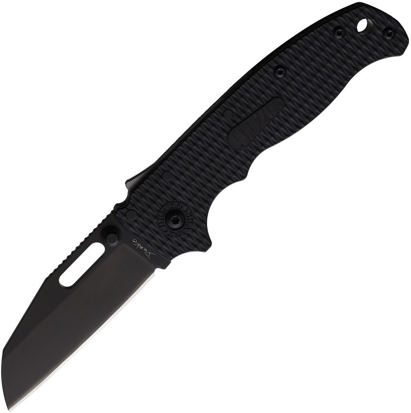 Demko AD20.5 Shark-Lock DLC Wharncliffe D2 Blade Black G10 Handle DEMAD205F25B