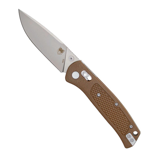 CobraTec Knives EDC Scout  Mocha Bar Lock, 3.125" VG-10 drop point Blade
