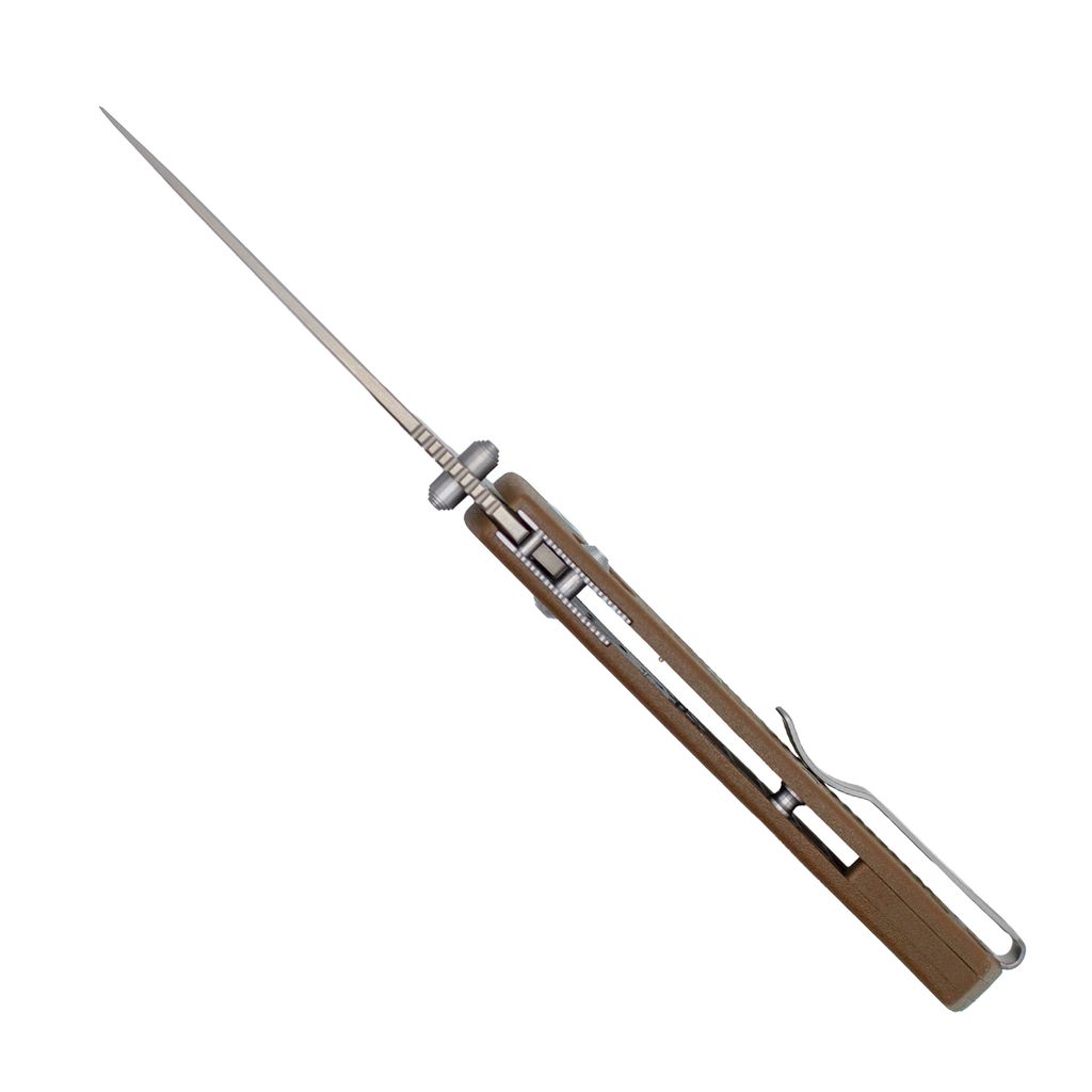 CobraTec Knives EDC Scout  Mocha Bar Lock, 3.125" VG-10 drop point Blade