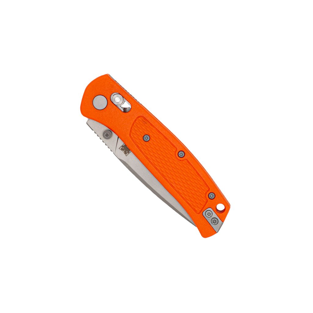 CobraTec EDC Scout Bar Lock Folding Knife VG10 Blade Orange Grivory Handle CTSCTGRVORGBAR