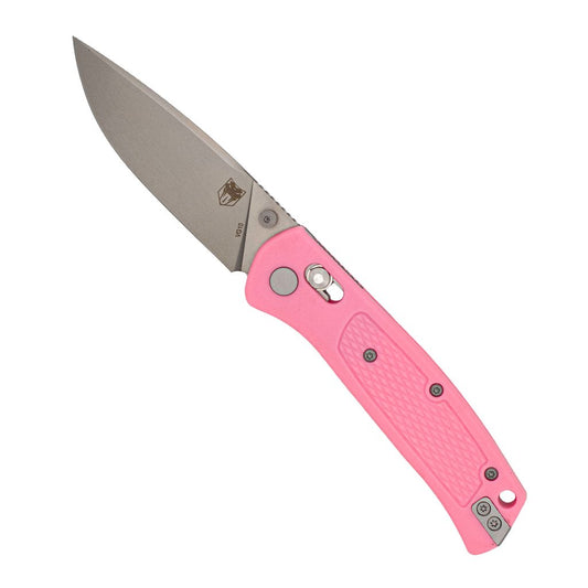 CobraTec Knives EDC Scout Pink Bar Lock, 3.125" VG-10 drop point Blade CTSCTGRVPNKBAR