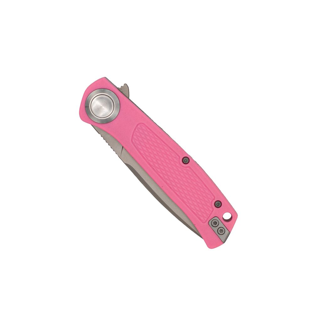 CobraTec EDC Scout Button Lock Knife – Pink VG10 Everyday Carry Folding Knife CTSCTGRVPNKBL