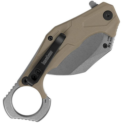 Kershaw Outlier Assisted Karambit Knife Tan KS2064TANBW