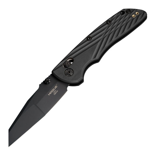 Hogue Deka ABLE Lock Folding Knife 3.25" CPM MagnaCut Black Modified Wharncliffe Blade