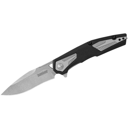 Kershaw Tremolo Pocket Knife, 3.125" 4Cr14 Steel Clip Point Blade, assisted opening Blk 1390