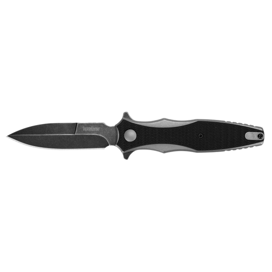 Kershaw Decimus Folding Knife Assisted Opening, Black Wash Blade 1559
