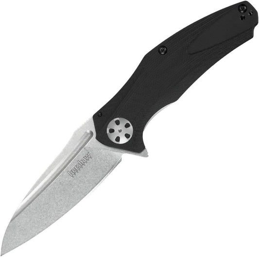 Kershaw Natrix 7007 Knife, Folding Knives with Drop Point Blade,  KVT Ball Bearing Opening