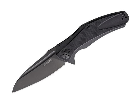 Kershaw Natrix XL Sub-Frame Lock Knife Black G-10 3.75" Black Blade 7008BLK