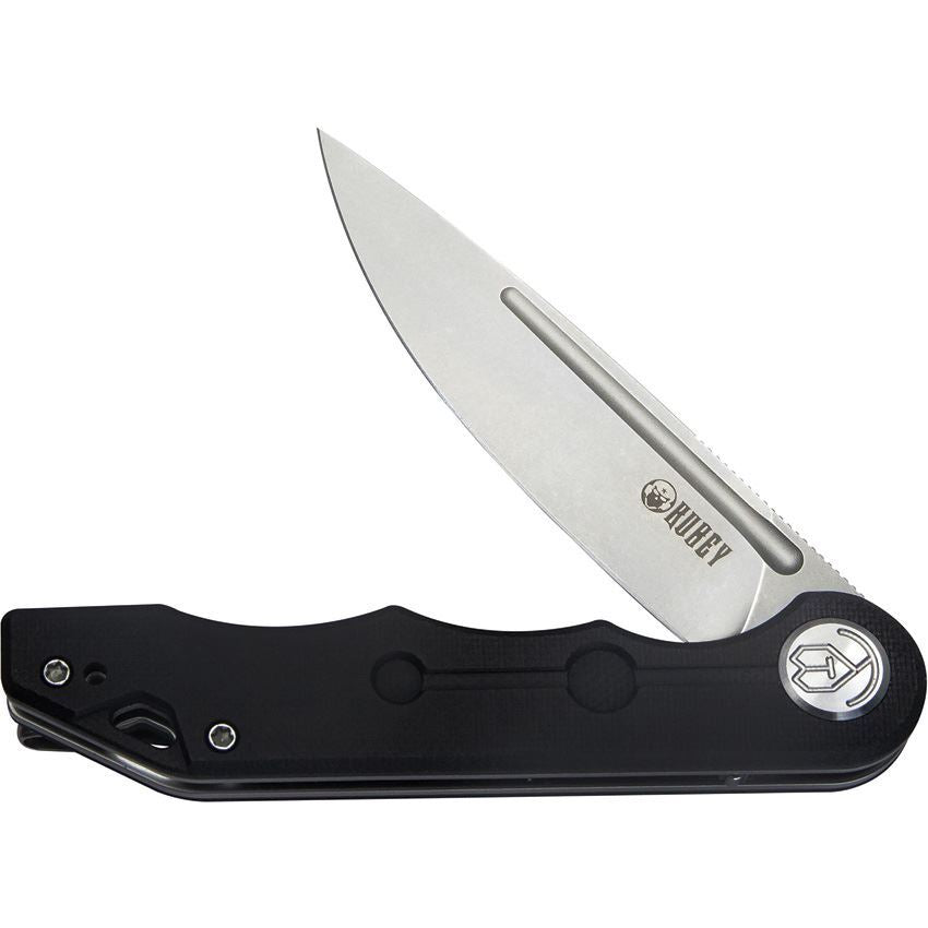 Kubey Mizo KU312A Folding Knife – AUS-10A Blade | Black G10 Handle