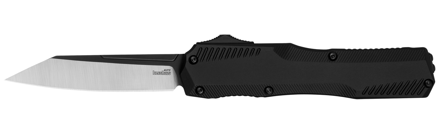 Kershaw Livewire Reverse Tanto OTF Automatic Knife Black (3.4" Black SW) 9000R (Copy)