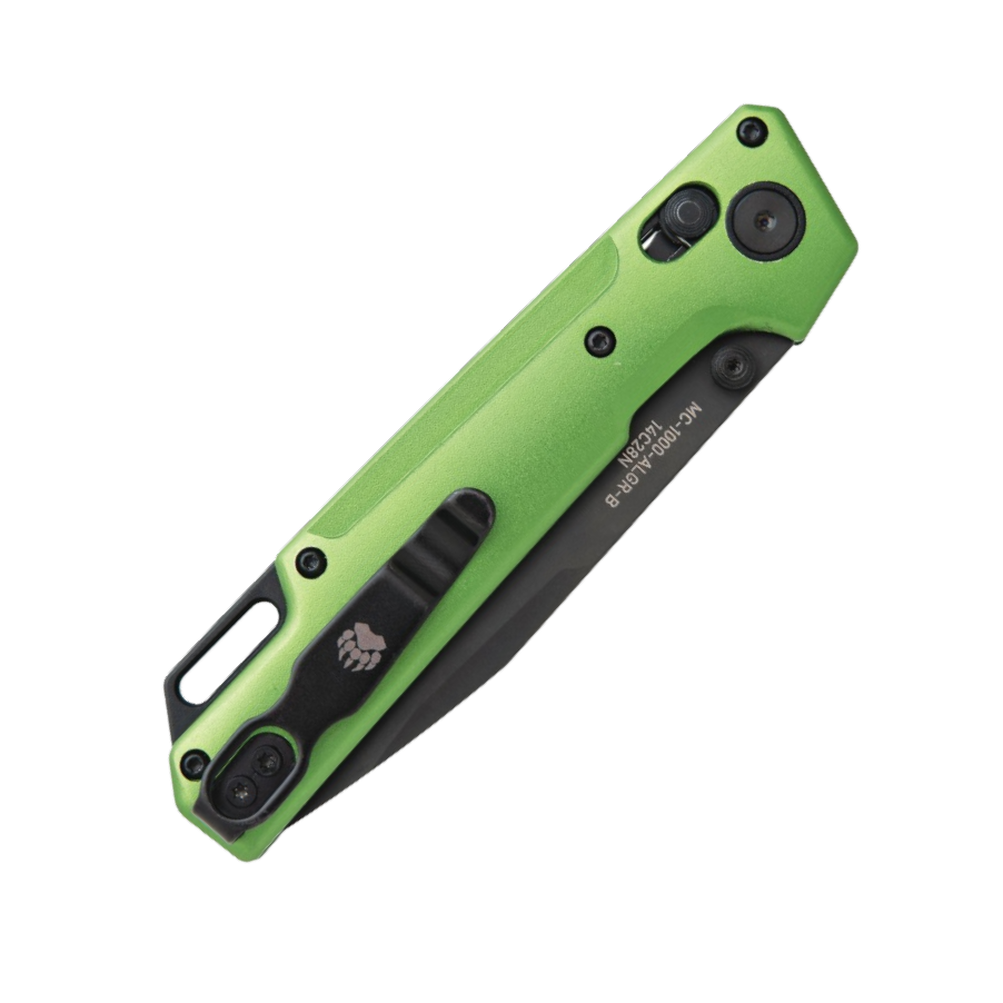 Bear & Son Nekama™ I Aluminum Handle Modified Tanto Blade MC-1000-ALGR-B