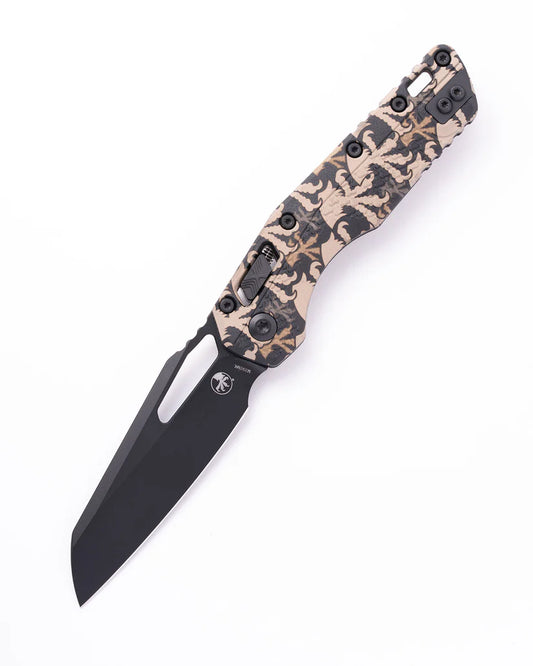 Microtech MSI S/E BLACK STANDARD POLYMER CLAW BURST CAMO (210T-1PMCWC-Z4)