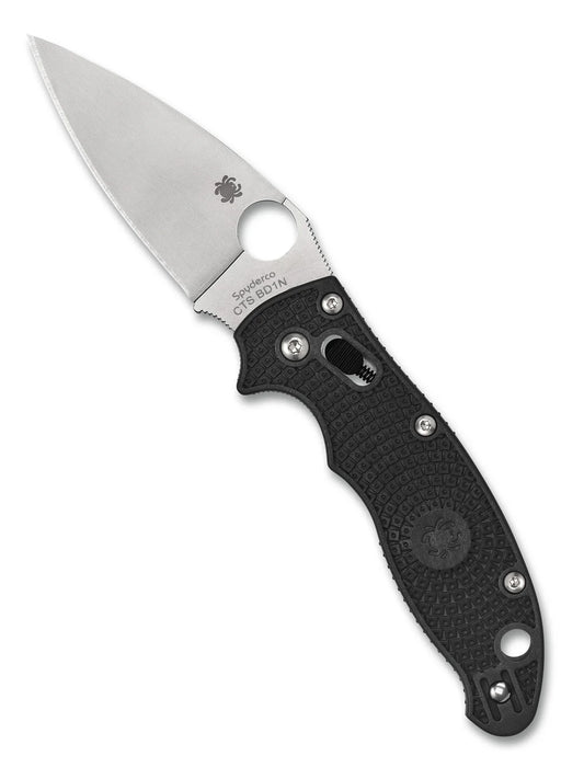 Spyderco Manix 2 Lightweight  Knife 3.375" CTS-BD-1N Plain Blade, Black FRCP Handles