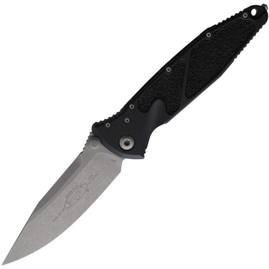 Microtech Socom Elite S/E  Black Aluminum 4" Premium Steel 160-10 AP