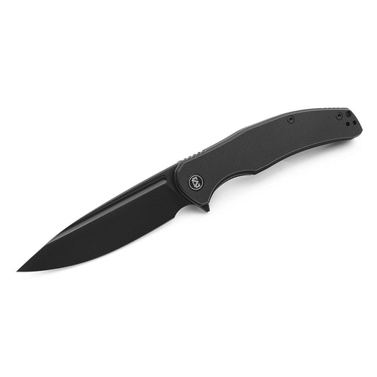 Miguron Velona II Folding Knife Black G10 Handle 14C28N Plain Black Blade MGR-803BKII