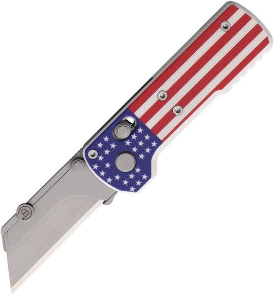Oknife Otacle U1 Rail Lock Utility Knife – Stars & Stripes