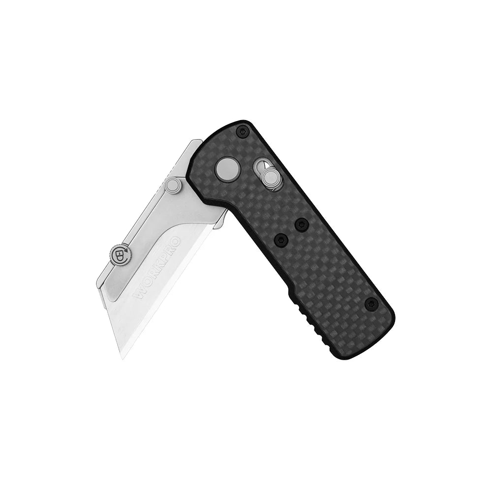 Oknife U1 Carbon Fiber Utility Knife – Compact, Lightweight EDC with Rail Lock