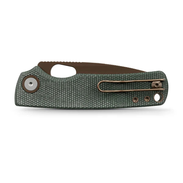 Vosteed Porcupine - Top Liner Lock (2.99" 14C28N Blade & Micarta Handle) - A2609