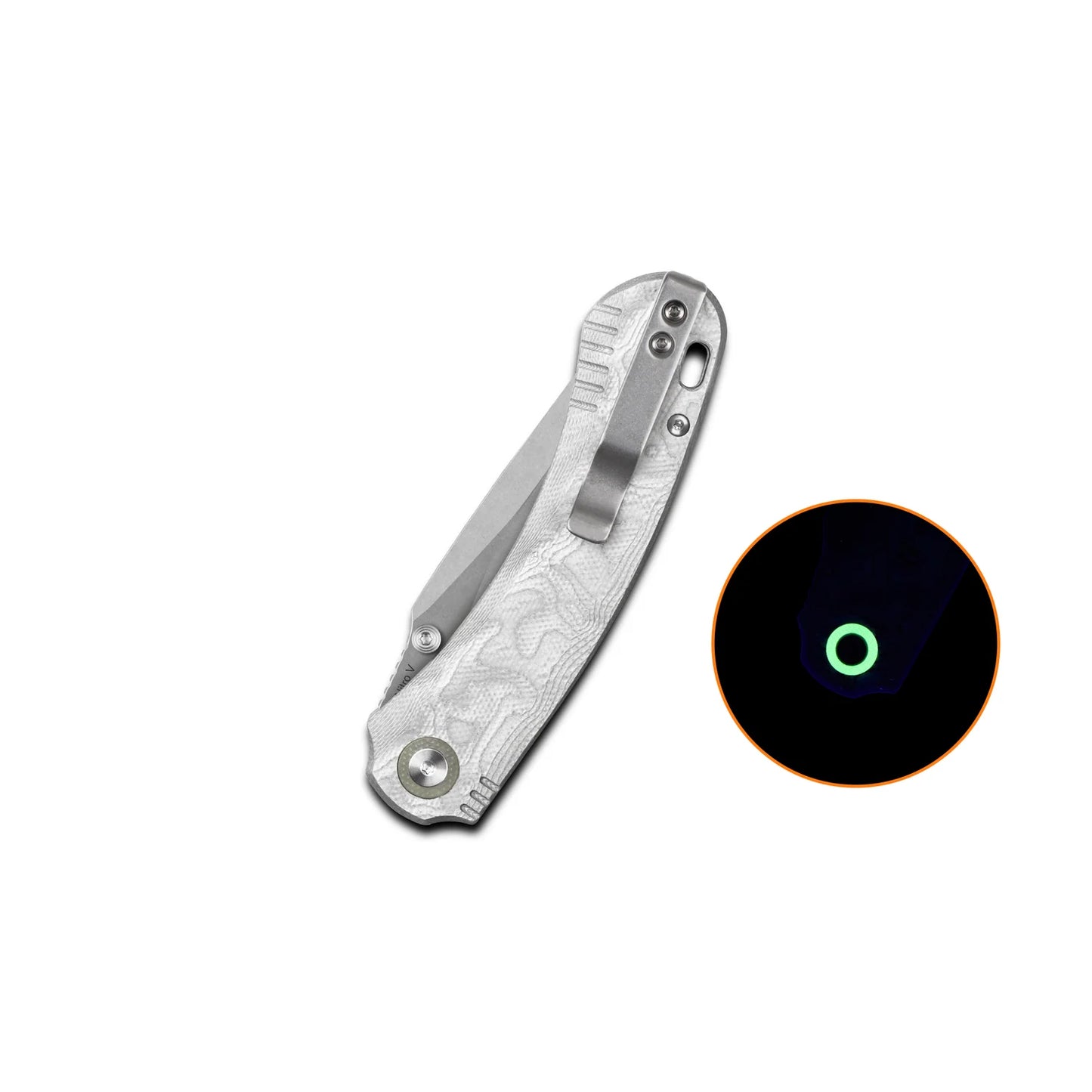 QSP Coyote Button Liner Lock Pocket Knife | Nitro-V Steel | Aluminum Foil G10 Handle | QS174-D1