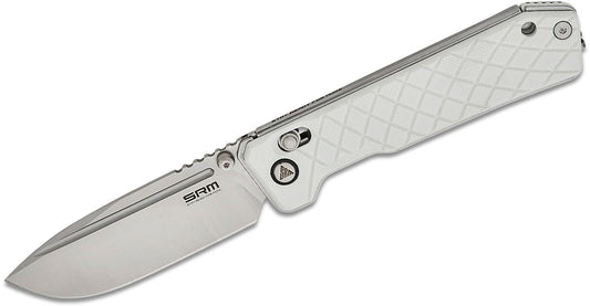 SRM Ambi Lock Folding Knife Rubik 7228B-GT (14C28N Blade, G10 Handle)