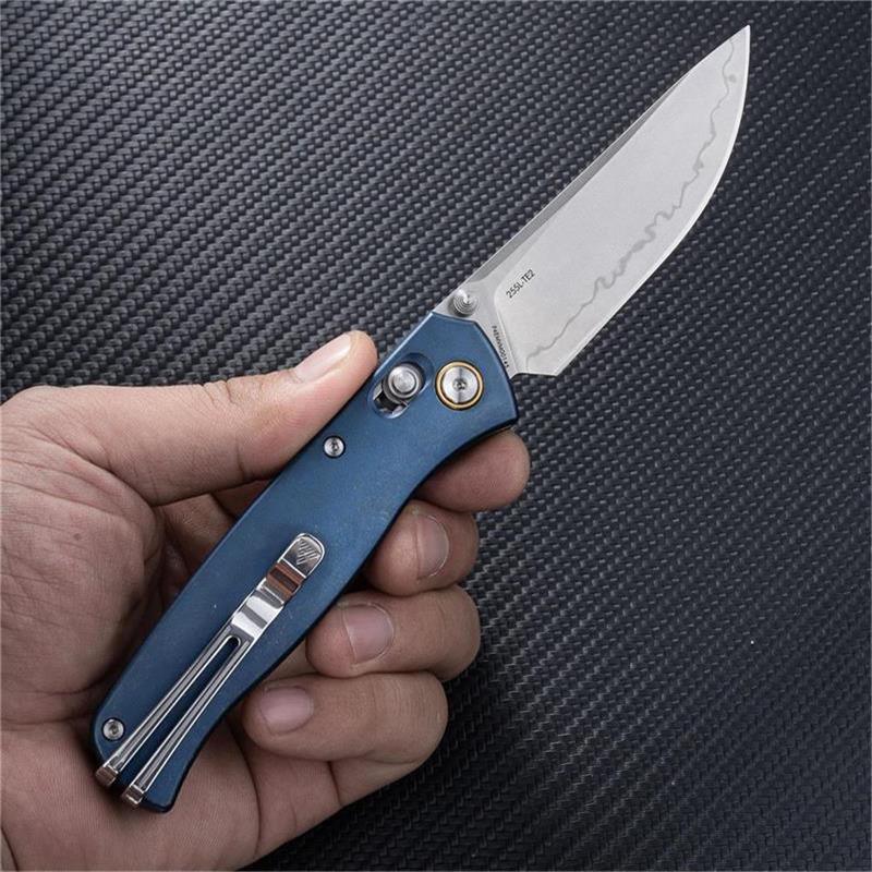 SRM Ambi Lock Folding Knife Medal 255L-TE2 (Laminated 140Cr Steel Blade, TC4 Titanium Handle)