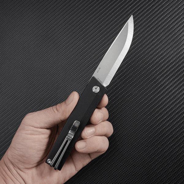 SRM Gent 401L-GB Folding Knife – 10Cr Blade | G10 Handle | Invisible Flipper