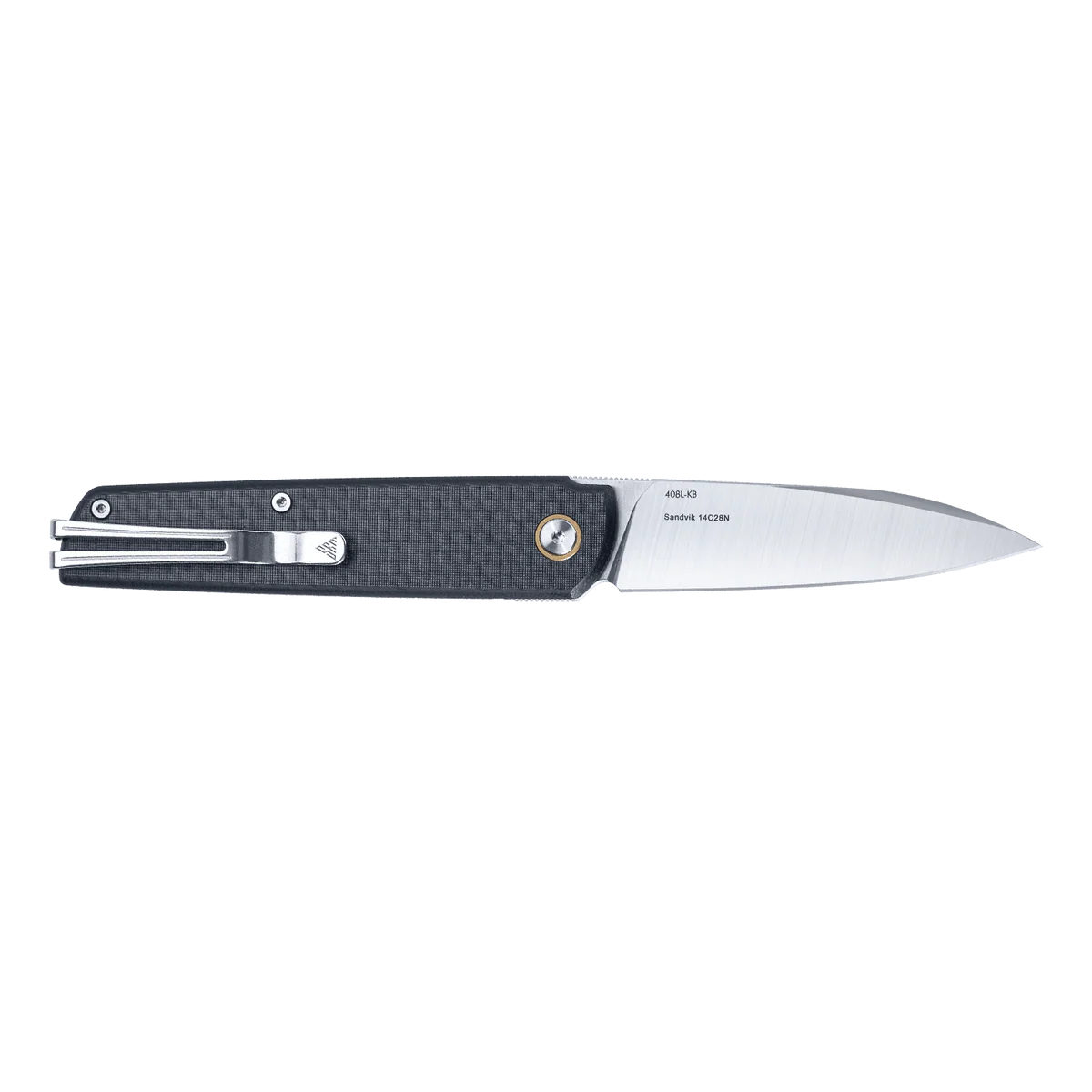 SRM Qrick 408L-KB Folding Knife – 14C28N Blade | G10/Carbon Fiber Handle